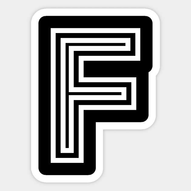 Letter F Sticker by RaymondWareNYC